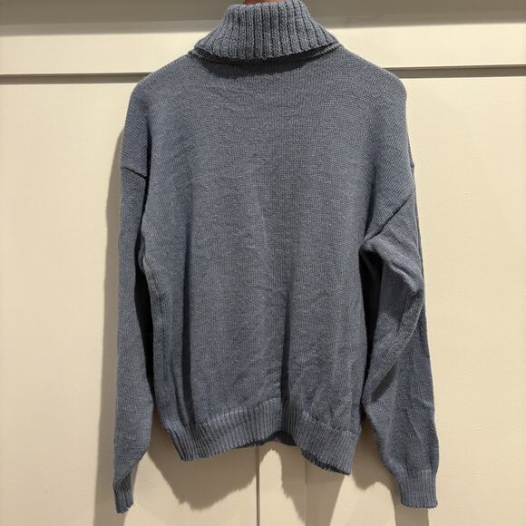 Alpaca‎ Warehouse Sweater Women Sz Large Turtleneck Pullover Knit Luxe Yarn Peru - Picture 5 of 9